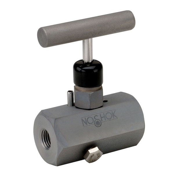 Block & Bleed Valve, Hard Seat, 1/2 NPT Male - 1/2 NPT Female, 316 SS, 0.187" Orifice, Graphite Packing
